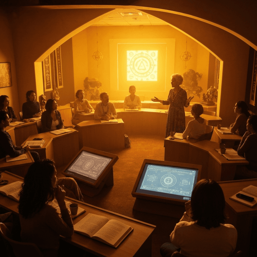 Family Transformation Program - Advanced spiritual wisdom with golden light