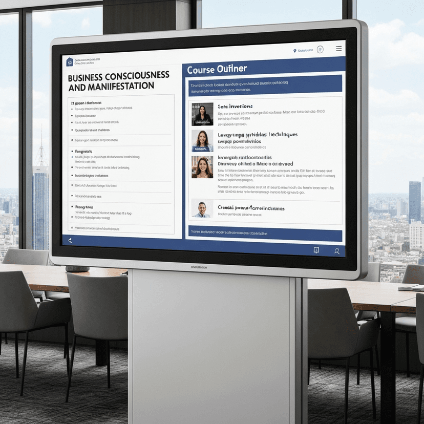 Conscious Business Program - Business consciousness and manifestation